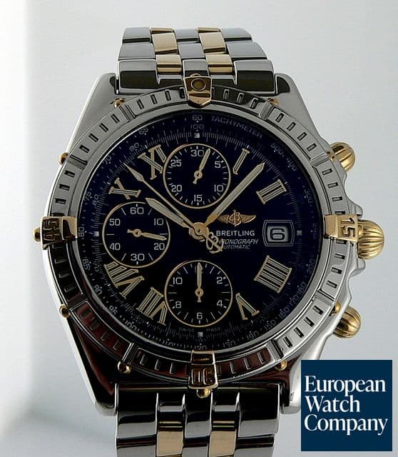 Image of Breitling Crosswind SS/18K Black Dial
