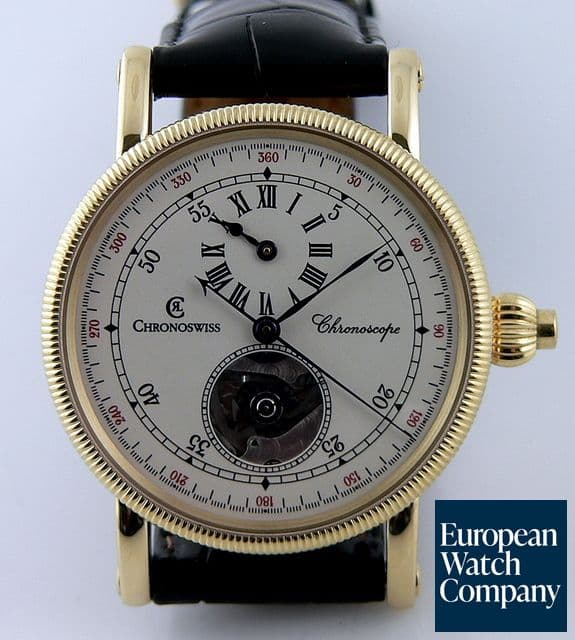Image of Chronoswiss Chronoscope Yellow Gold