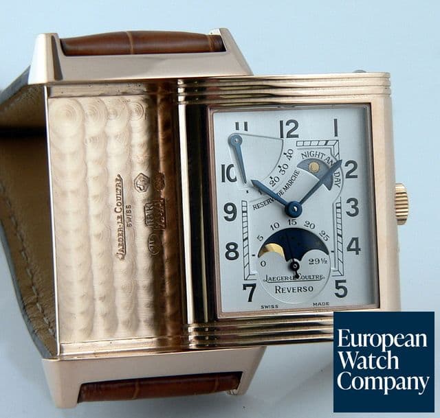 Image of Jaeger LeCoultre Reverso Sun Moon Rose Gold