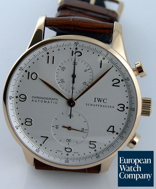 Image of IWC Portugieser Chronograph RG Silver