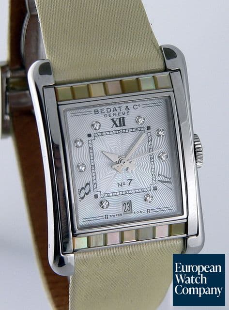 Image of Bedat No. 7 Stainless Steel W/Mother Of Pearl