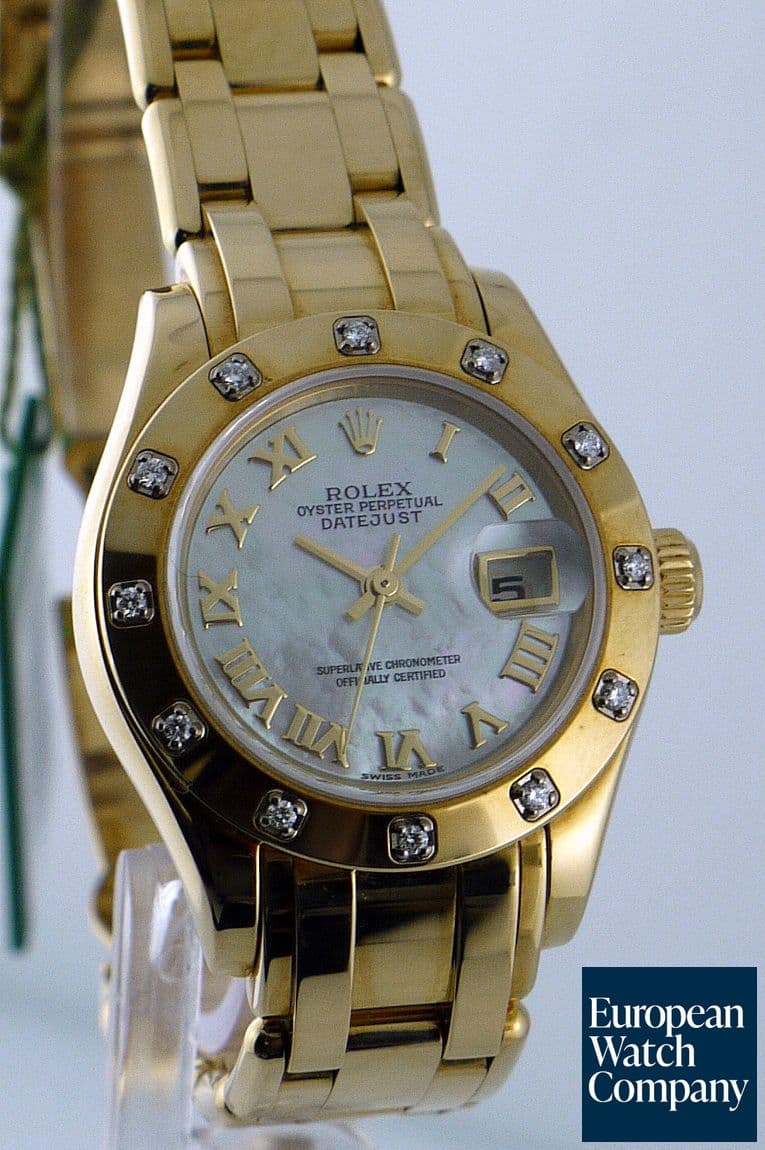 Image of Rolex Ladies
Pearlmaster YG/YG