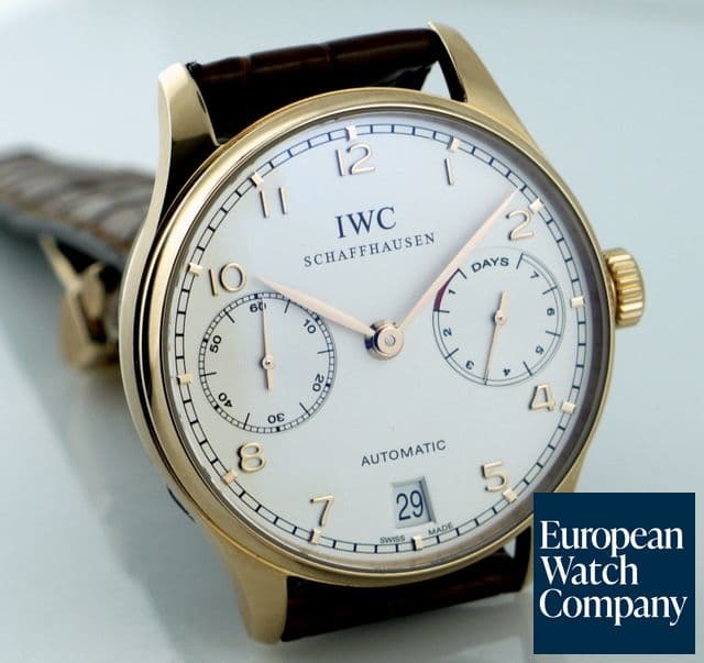 Image of IWC NEW Portugieser 5001 Rose 7 Days
