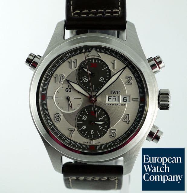 Image of IWC Pilot Doppel Spitfire Split Second PANDA Dial 