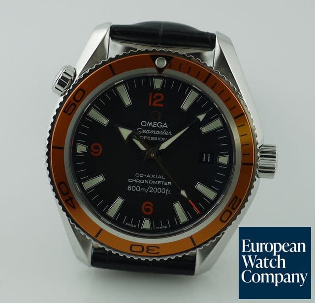 Image of Omega Seamaster Planet Ocean Orange Bezel
