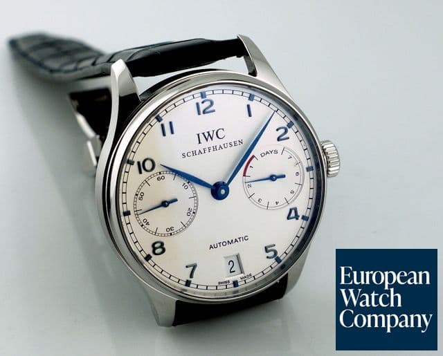 Image of IWC Portugieser 5001 7 Days SS White 