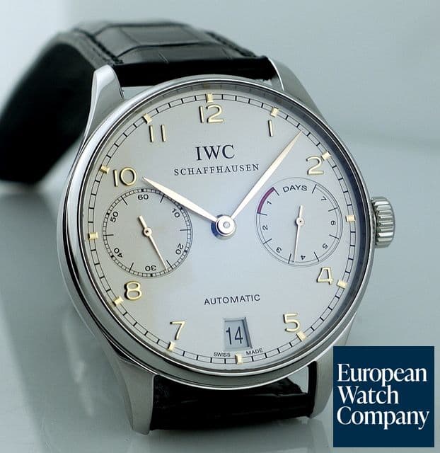 Image of IWC Portugieser 7 Days SS Rose Numerals
