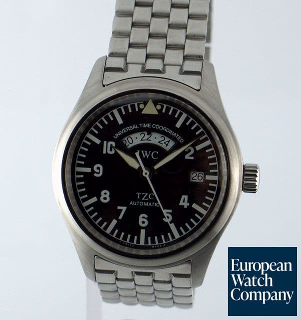 Image of IWC UTC Black Dial SS/SS