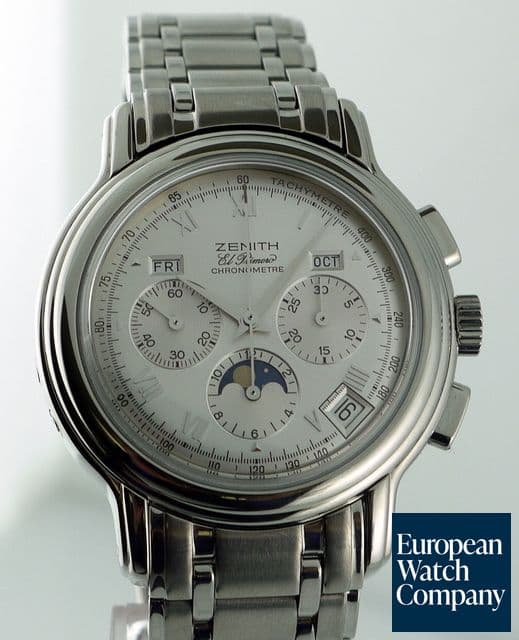 Image of Zenith Chronomaster Moon White Dial
SS/SS

   