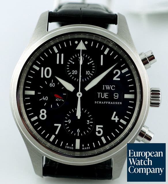 Image of IWC Pilot Chronograph SS/Strap