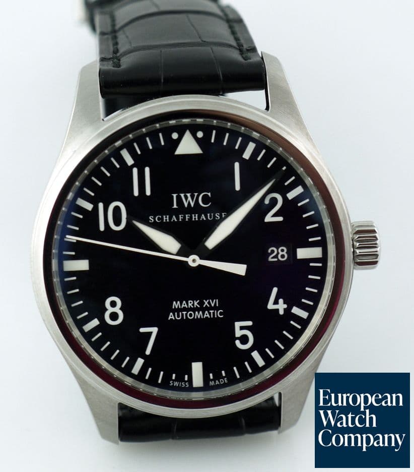 Image of IWC Mark XVI Black SS/Strap 