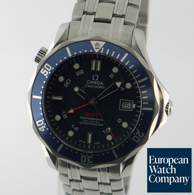 Image of Omega Seamaster Professional Blue GMT SS/SS