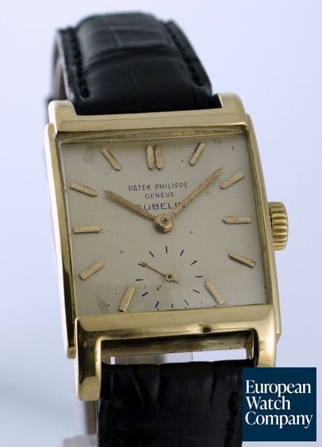 Image of Patek Philippe 2476 Rectangular "Bombe"
18K YG