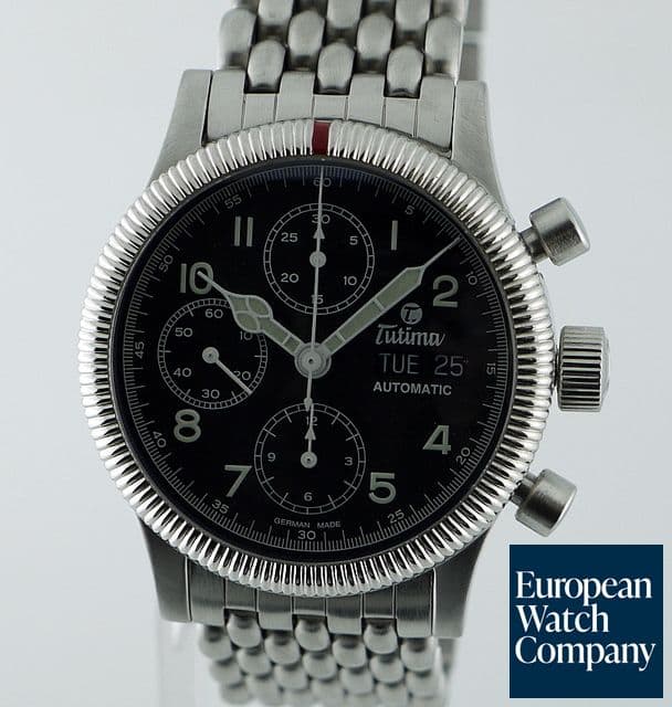 Image of Tutima F2 Day Date Chronograph SS/SS