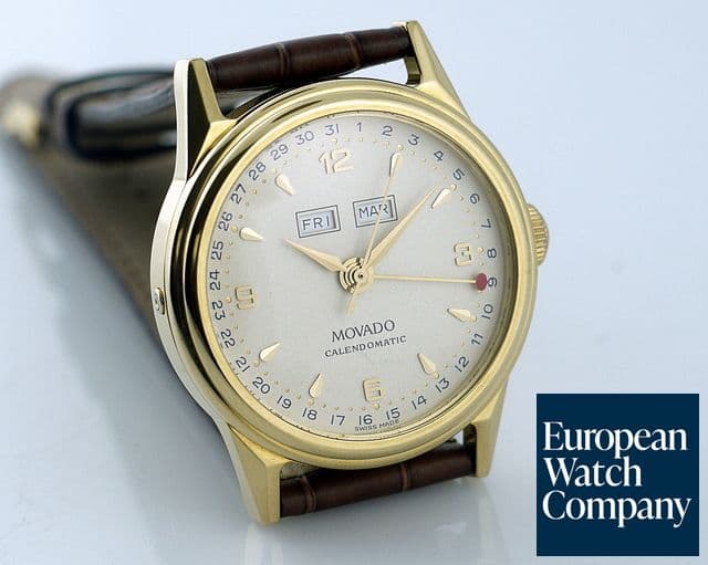 Image of Movado Triple Calendar 18K Yellow Gold
