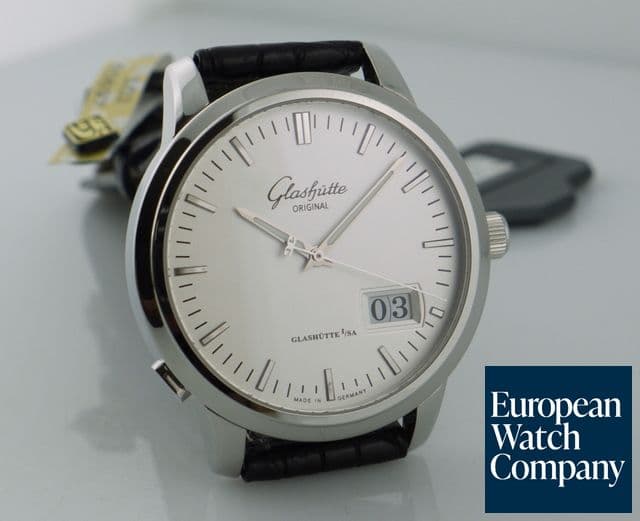 Image of Glashutte Original Senator Panorama Date SS NEW