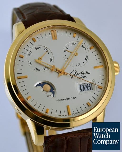 Image of Glashutte Original Senator Calendar 18K RG 