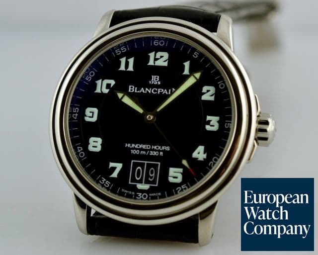 Image of Blancpain Military Dial Big Date 100HR