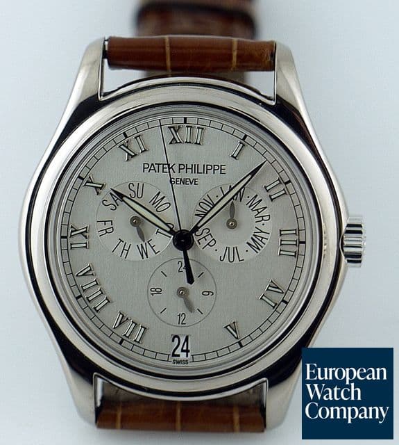 Image of Patek Philippe Annual Calendar Silver Dial WG