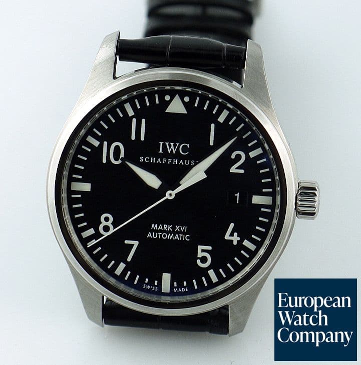 Image of IWC Mark XVI Black SS/Strap 