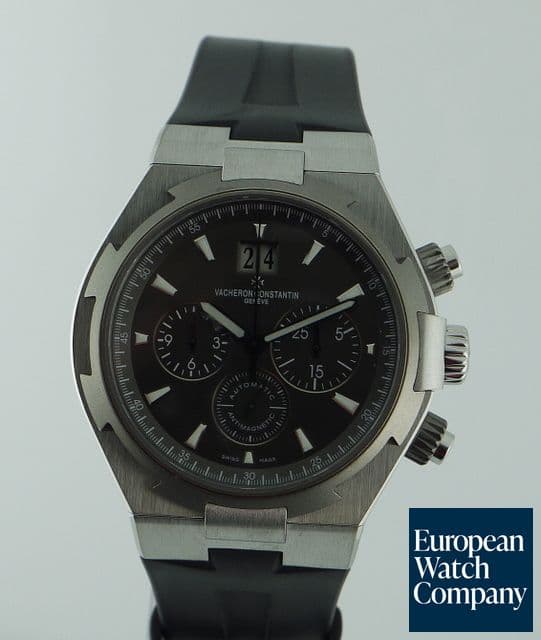 Image of Vacheron Constantin Overseas Chronograph SS Gray Dial / Rubber Bracelet 