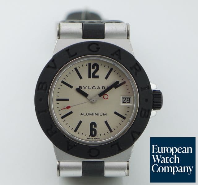 Image of Bulgari Diagono Aluminum Midsize Quartz  