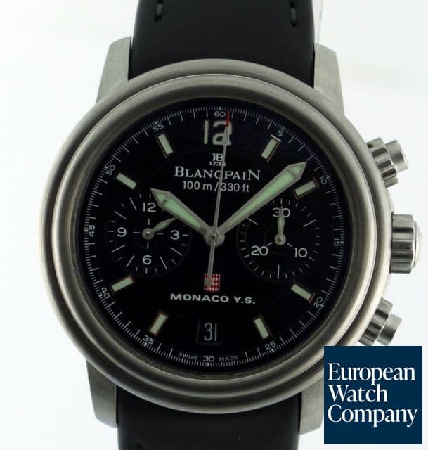 Image of Blancpain Monaco Yacht Show Flyback Chronograph SS / Rubber 38MM
