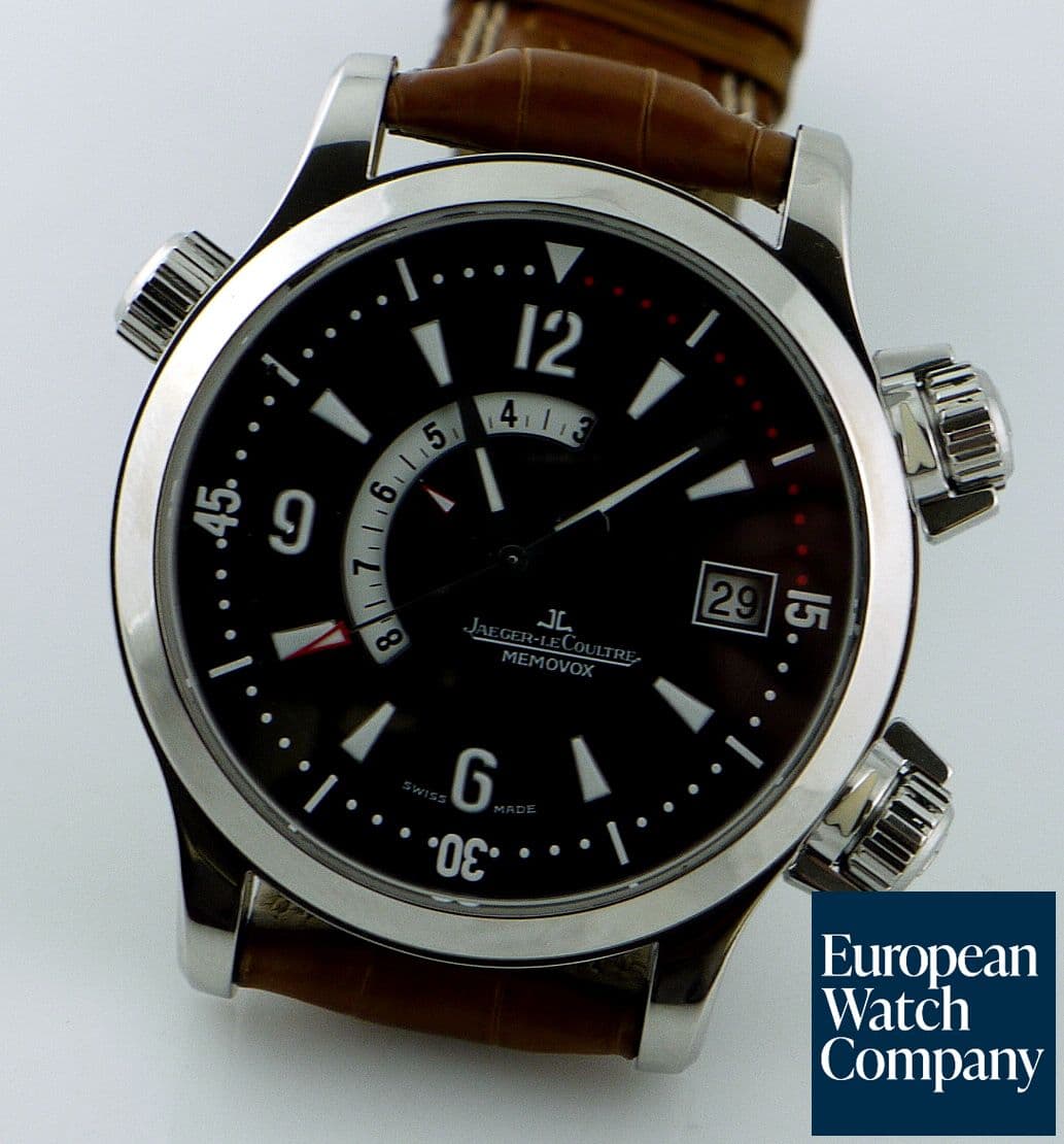 Image of Jaeger LeCoultre Master Compressor Memovox SS/Strap