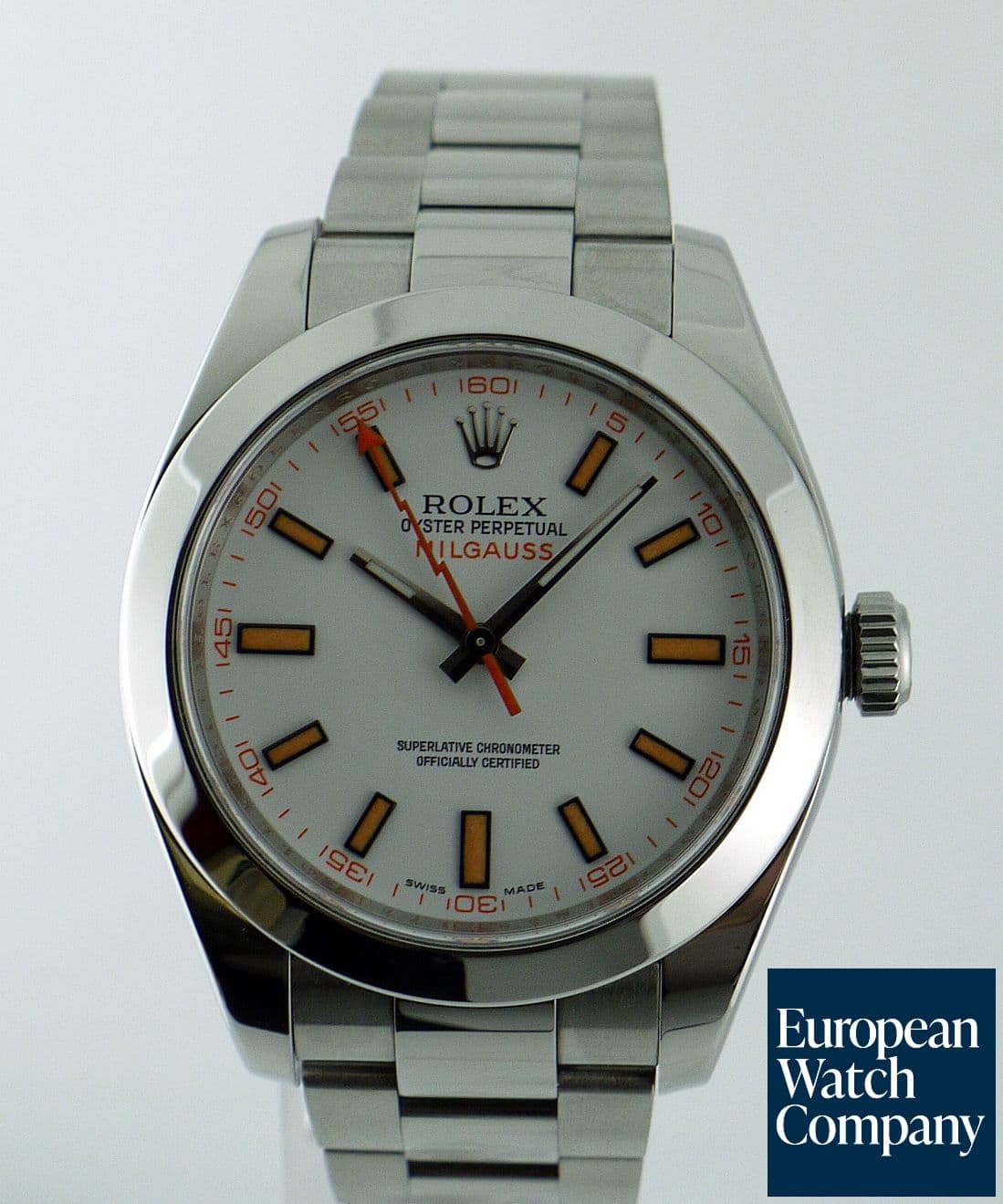 Image of Rolex Milgauss White Dial
SS/SS