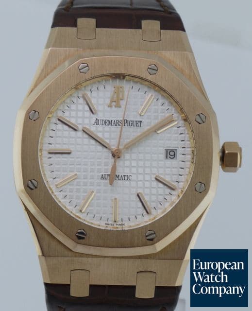 Image of Audemars Piguet Royal Oak Jumbo RG White Dial