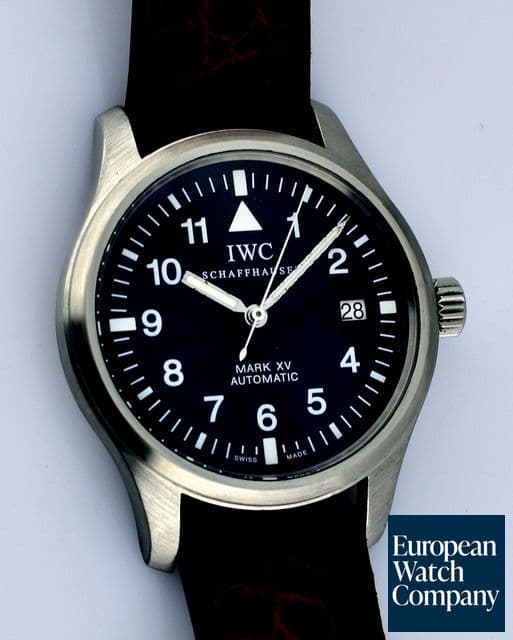Image of IWC Mark XV SS/Strap Black Dial