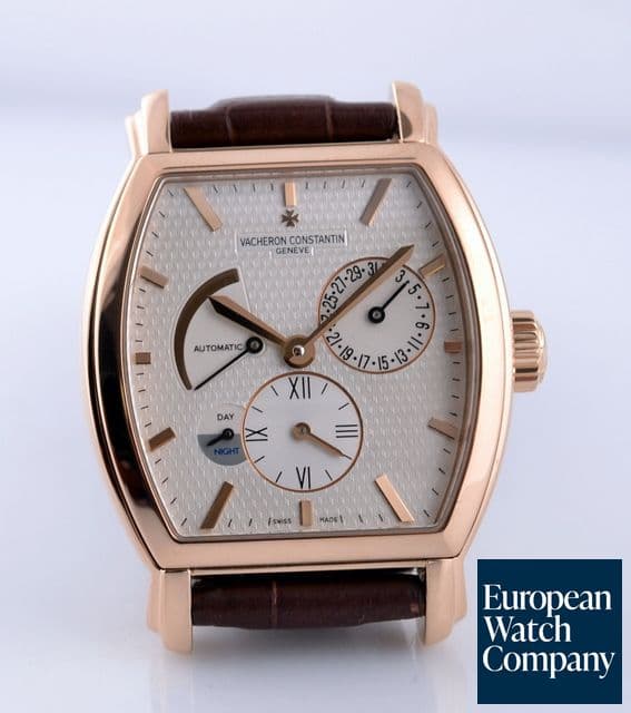 Image of Vacheron Constantin Malte Tonneau Dual Time 18K RG W/Deployant