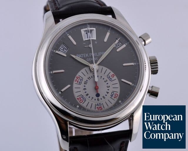Image of Patek Philippe Platinum Chronograph
Annual Calendar Grey Dial

