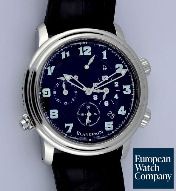 Image of Blancpain Reveil GMT Alarm SS Black Dial 41MM