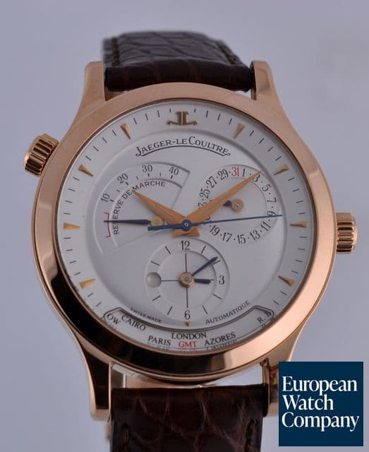 Image of Jaeger LeCoultre Master Geographic RG White Dial 38MM
