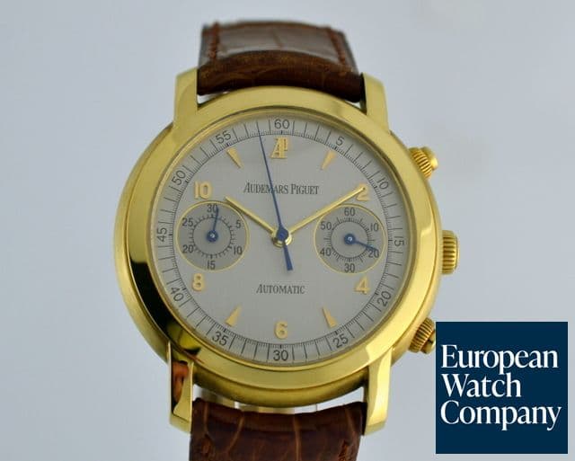 Image of Audemars Piguet Jules Audemars Chronograph YG Silver Dial