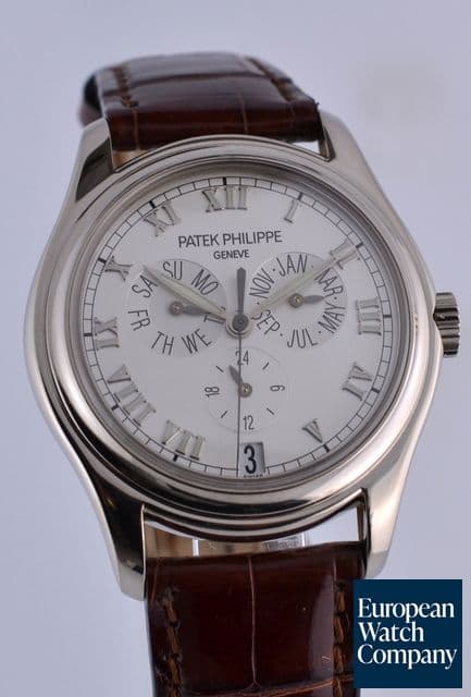 Image of Patek Philippe Annual Calendar Silver Dial 18K White Gold 37MM