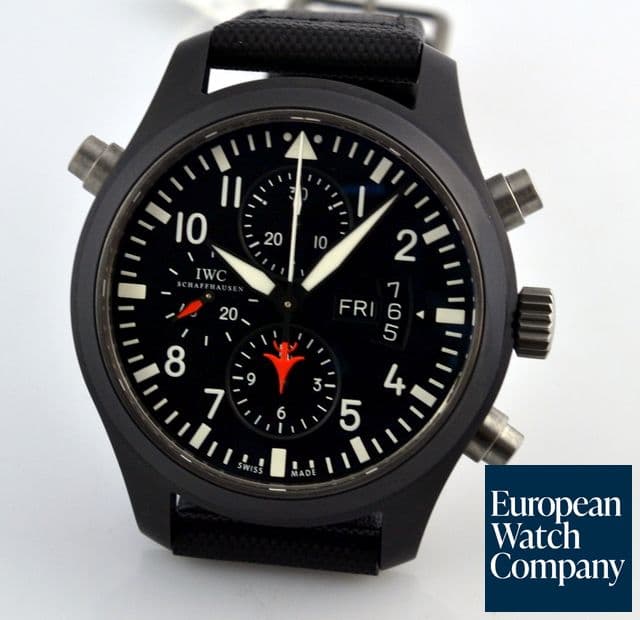 Image of IWC Top Gun Ceramic Split-Second Rattapante NEW