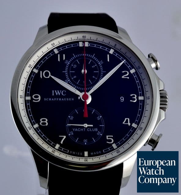 Image of IWC IWC Portuguese Yacht Club Flyback Black Dial NEW
