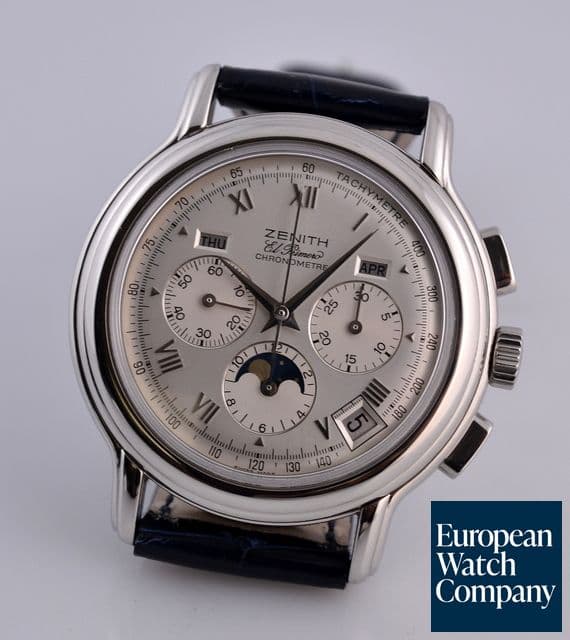 Image of Zenith Chronomaster El Primero Moon Silver Dial SS 40MM