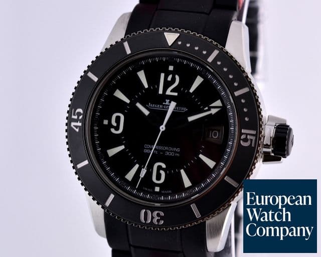 Image of Jaeger LeCoultre Master Compressor Diving Navy SEALS
Rubberized Steel Bracelet NEW