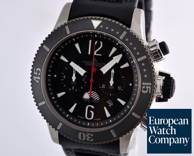 Image of Jaeger LeCoultre Master Compressor Diving Chronograph GMT
NAVY SEALS Calf Strap NEW