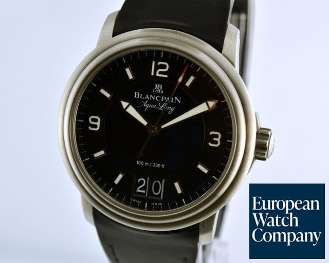 Image of Blancpain Aqualung SS Big Date Rubber Strap 40MM Limited 