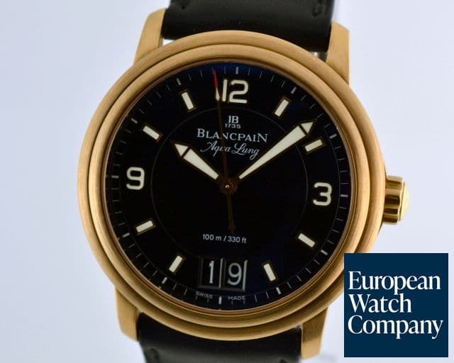Image of Blancpain Aqualung RG Big Date Rubber Strap 40MM Limited