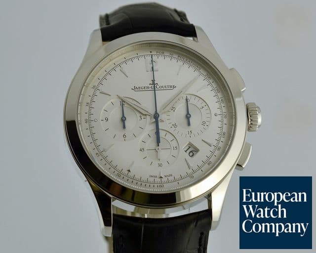 Image of Jaeger LeCoultre Master Chronograph SS Silver Dial