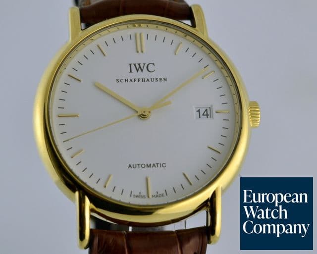 Image of IWC Portofino Automatic 18K Yellow Gold 38MM White Dial