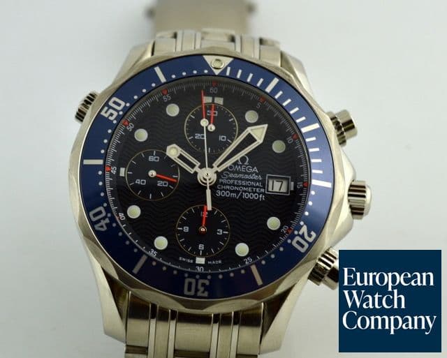 Image of Omega Seamaster Professional Chronograph SS/SS Blue Dial 