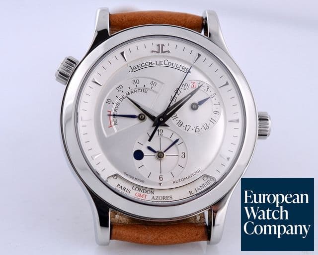Image of Jaeger LeCoultre Master Geographic Silver Dial SS 38MM 