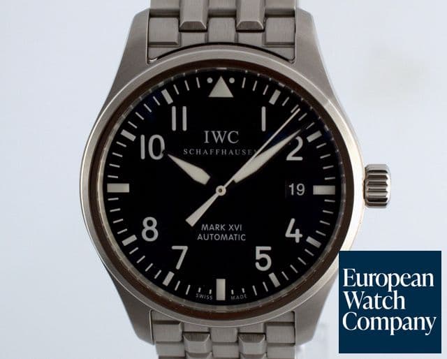 Image of IWC Mark XVI SS/SS Black Dial 