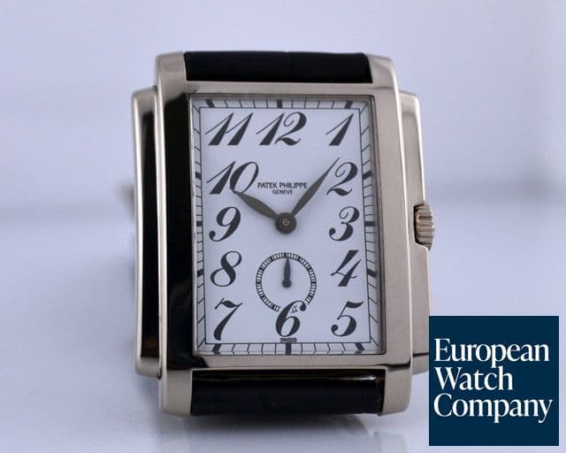 Image of Patek Philippe Gondolo White Dial Arabic Numerals 18K White Gold